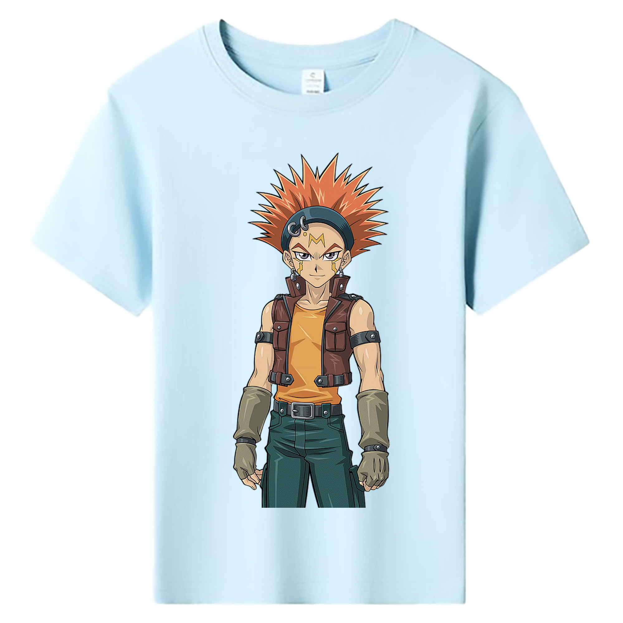 （画像用） 遊☆戯☆王 Yu-Gi-Oh! 綿100％キッズTシャツ（フロントプリント）